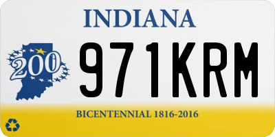 IN license plate 971KRM