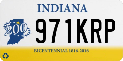 IN license plate 971KRP