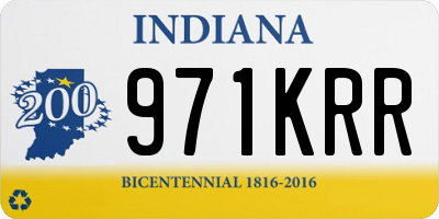 IN license plate 971KRR