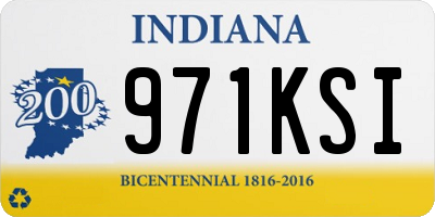 IN license plate 971KSI