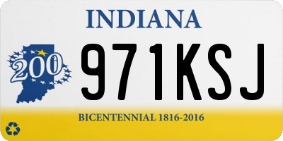 IN license plate 971KSJ