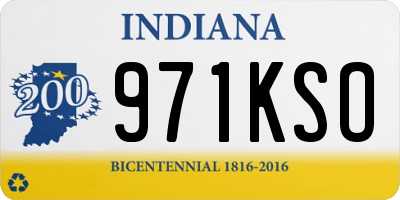 IN license plate 971KSO