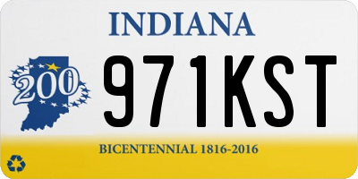 IN license plate 971KST