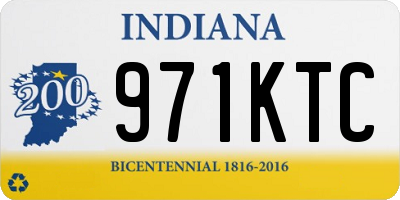 IN license plate 971KTC