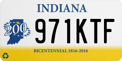 IN license plate 971KTF