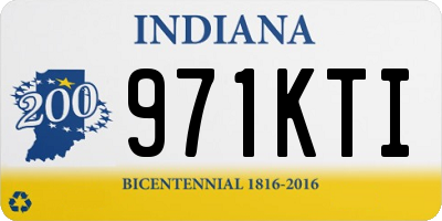 IN license plate 971KTI