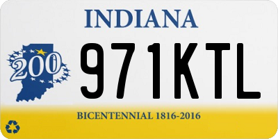 IN license plate 971KTL