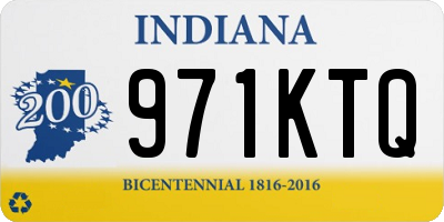 IN license plate 971KTQ
