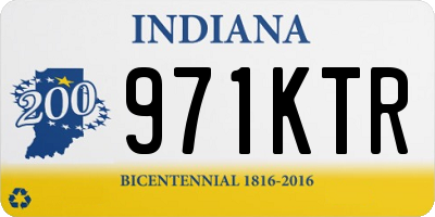 IN license plate 971KTR