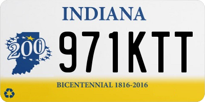 IN license plate 971KTT