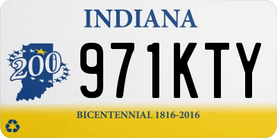 IN license plate 971KTY