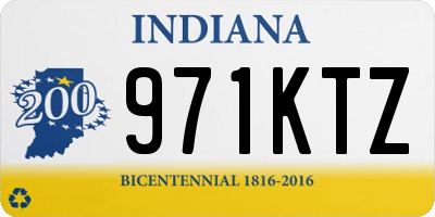 IN license plate 971KTZ