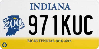IN license plate 971KUC