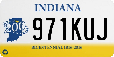 IN license plate 971KUJ