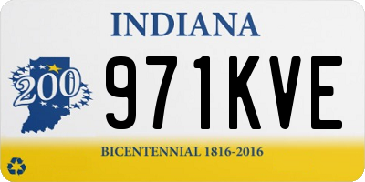 IN license plate 971KVE