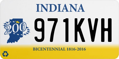 IN license plate 971KVH