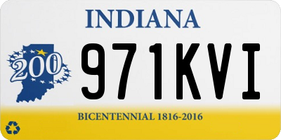 IN license plate 971KVI
