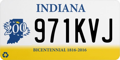 IN license plate 971KVJ