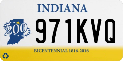 IN license plate 971KVQ