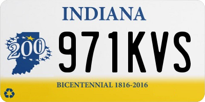IN license plate 971KVS