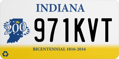 IN license plate 971KVT