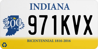 IN license plate 971KVX