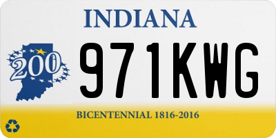 IN license plate 971KWG