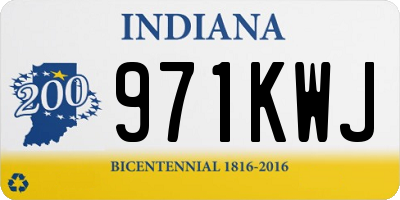 IN license plate 971KWJ
