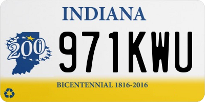 IN license plate 971KWU