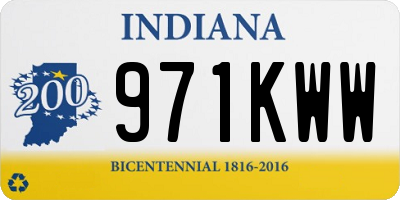 IN license plate 971KWW