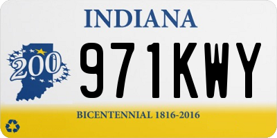 IN license plate 971KWY