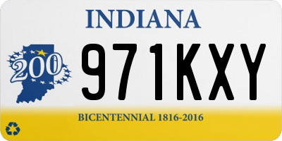 IN license plate 971KXY