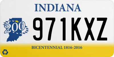 IN license plate 971KXZ
