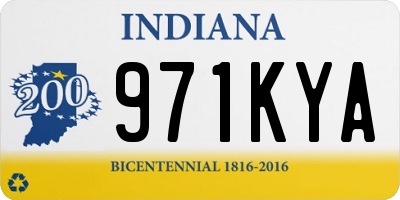 IN license plate 971KYA