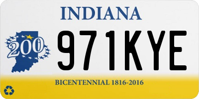 IN license plate 971KYE
