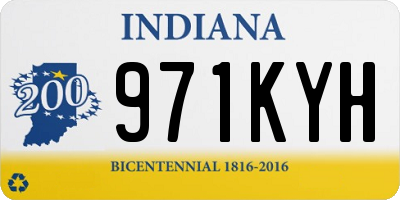 IN license plate 971KYH