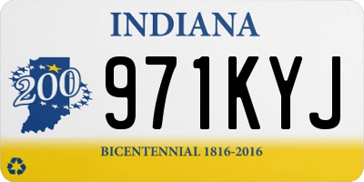 IN license plate 971KYJ