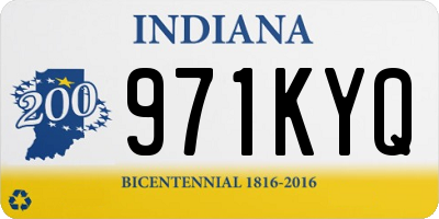 IN license plate 971KYQ