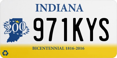IN license plate 971KYS