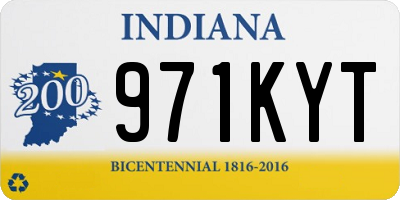 IN license plate 971KYT
