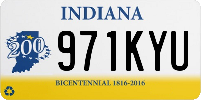 IN license plate 971KYU
