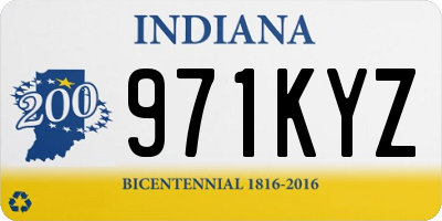 IN license plate 971KYZ