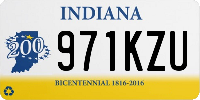 IN license plate 971KZU