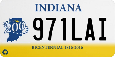 IN license plate 971LAI
