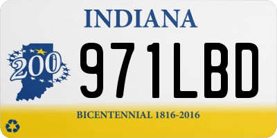 IN license plate 971LBD