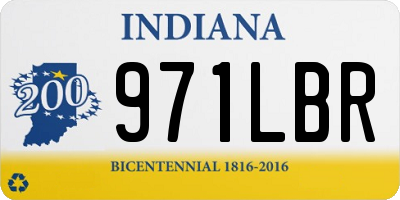 IN license plate 971LBR