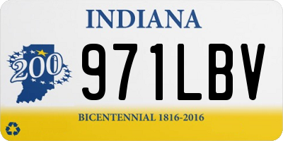 IN license plate 971LBV