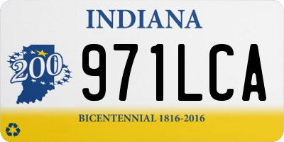 IN license plate 971LCA