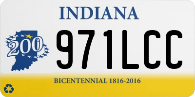 IN license plate 971LCC