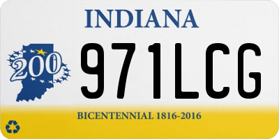 IN license plate 971LCG